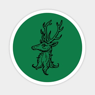 Heraldic Stag Magnet